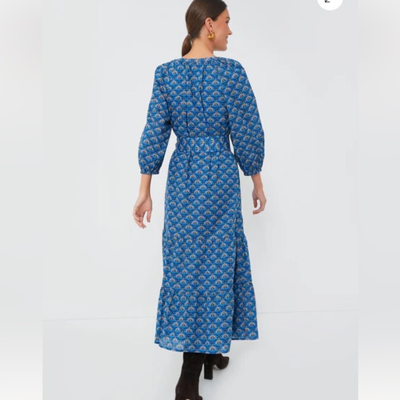 Tuckernuck Indigo Peacock Lyles Dress - Picture 4 of 6